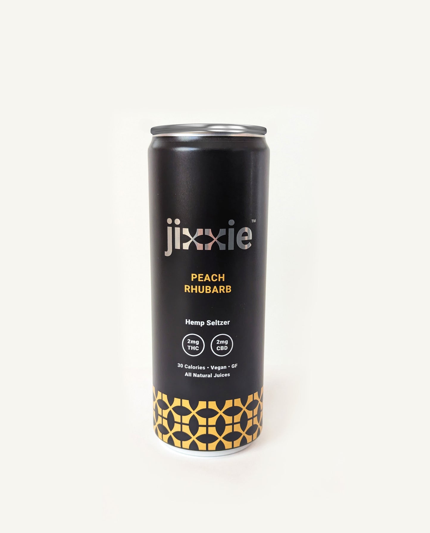 Peach Rhubarb Hemp Seltzer | 2mg THC & 2mg CBD | 6pk
