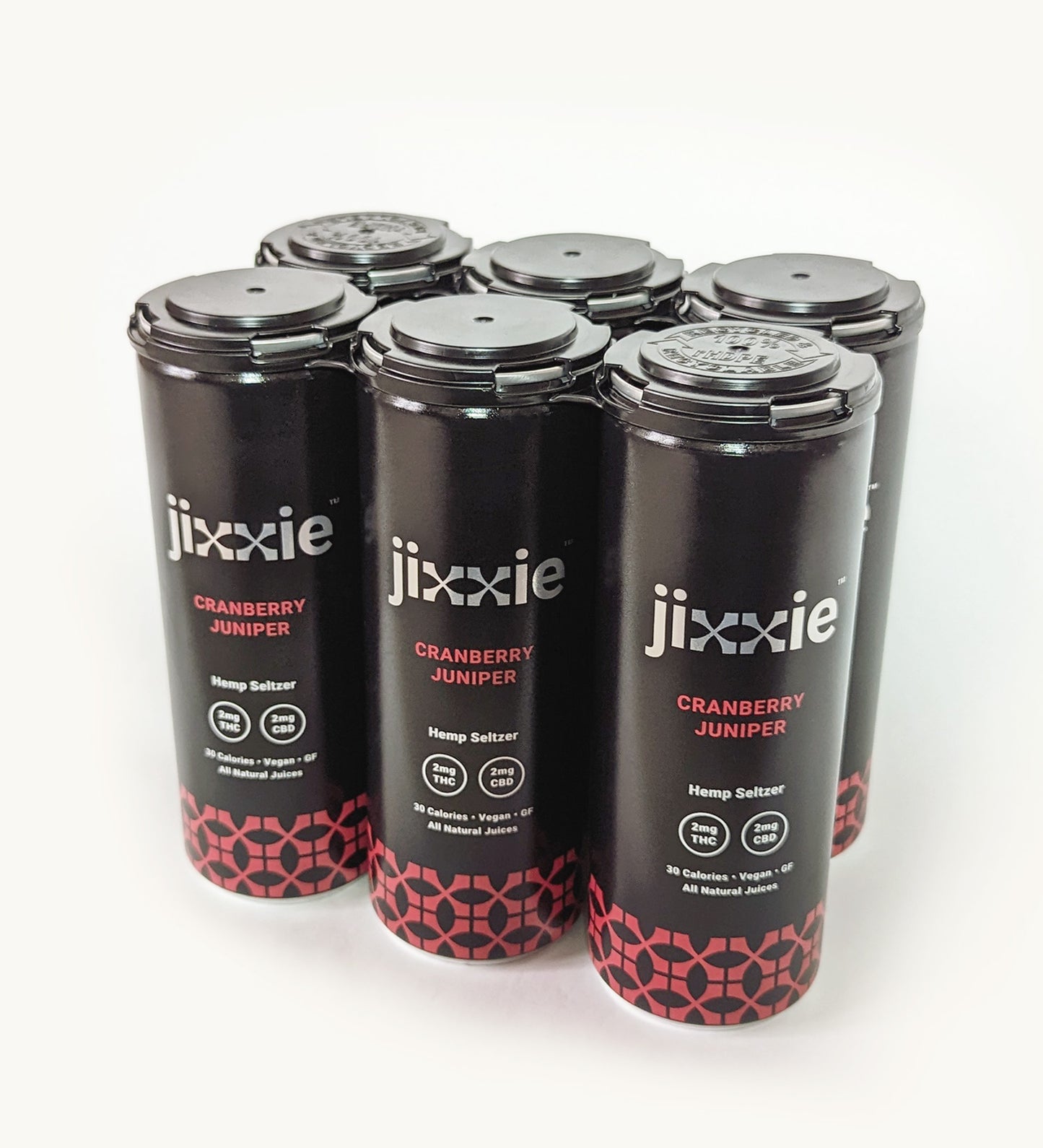 Cranberry Juniper Hemp Seltzer | 2mg THC & 2mg CBD | 6pk