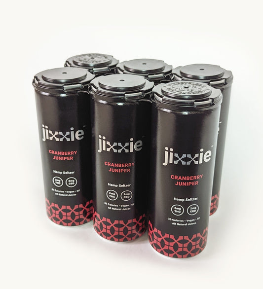 Cranberry Juniper Hemp Seltzer | 2mg THC & 2mg CBD | 6pk
