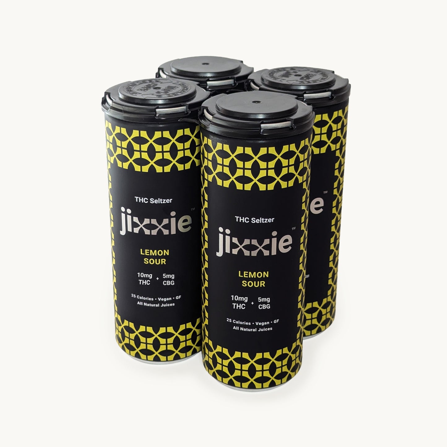 Lemon Sour Hemp Seltzer | 10mg THC & 5mg CBG | 4pk